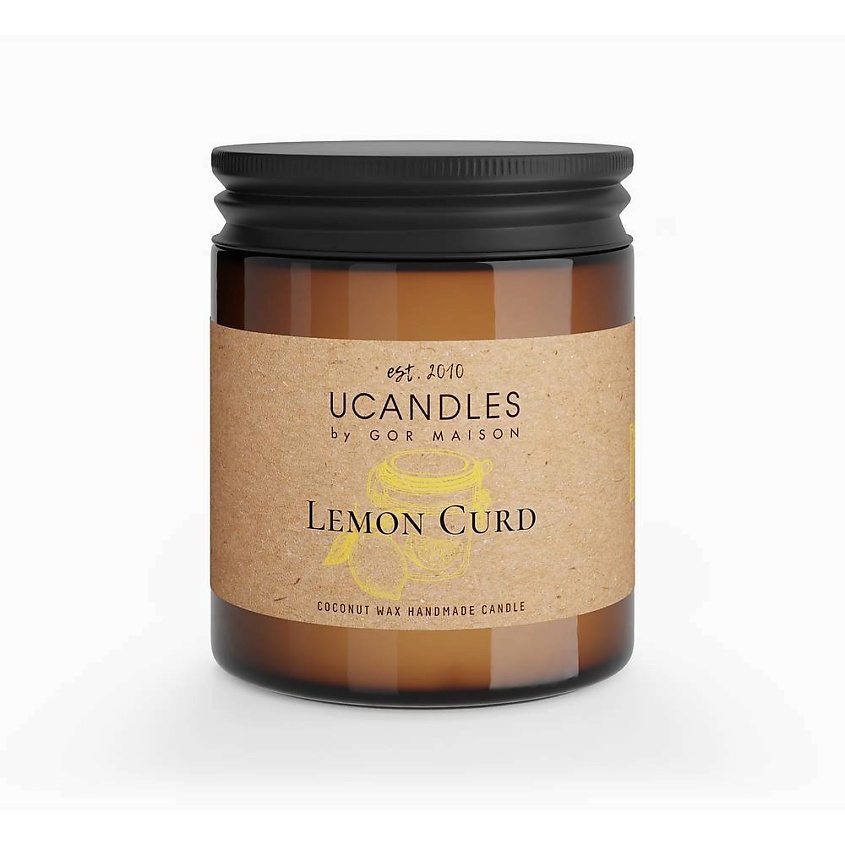 Изображение товара UCANDLES Свеча Lemon Curd Chez Maman VASO, 200 г