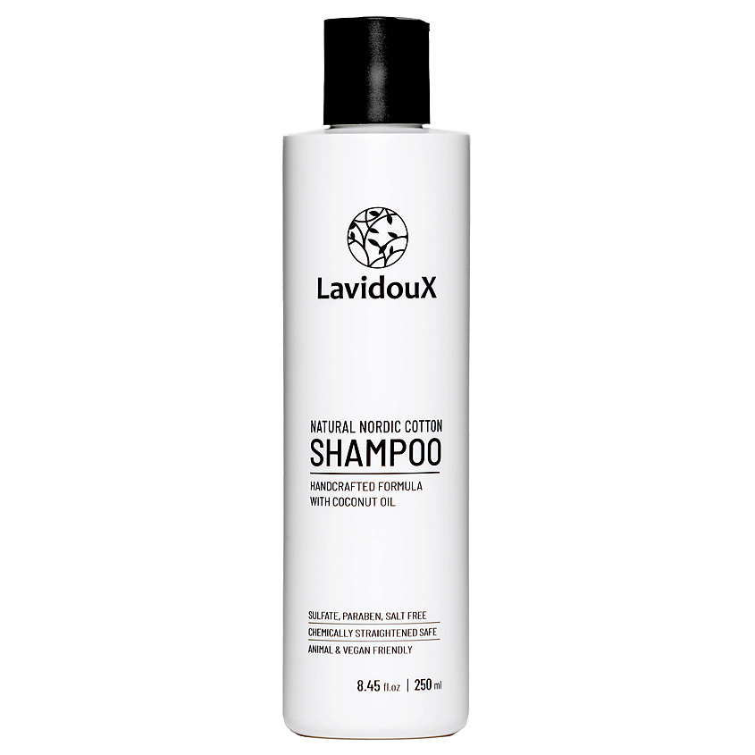 Изображение товара LAVIDOUX Шампунь с экстрактом скандинавского хлопка Natural Nordic Cotton Shampoo, 250 мл