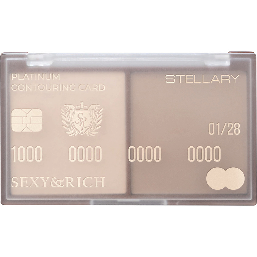 Изображение товара STELLARY Контуринг Countouring sexy&rich collection, № 01/нюдово-коричневый, золотистый, 10 г
