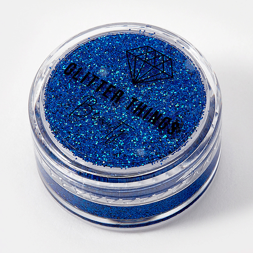 Изображение товара Глиттер Гель Блёстки для глаз, лица и тела "Сердце Океана" синий от GLITTER THINGS