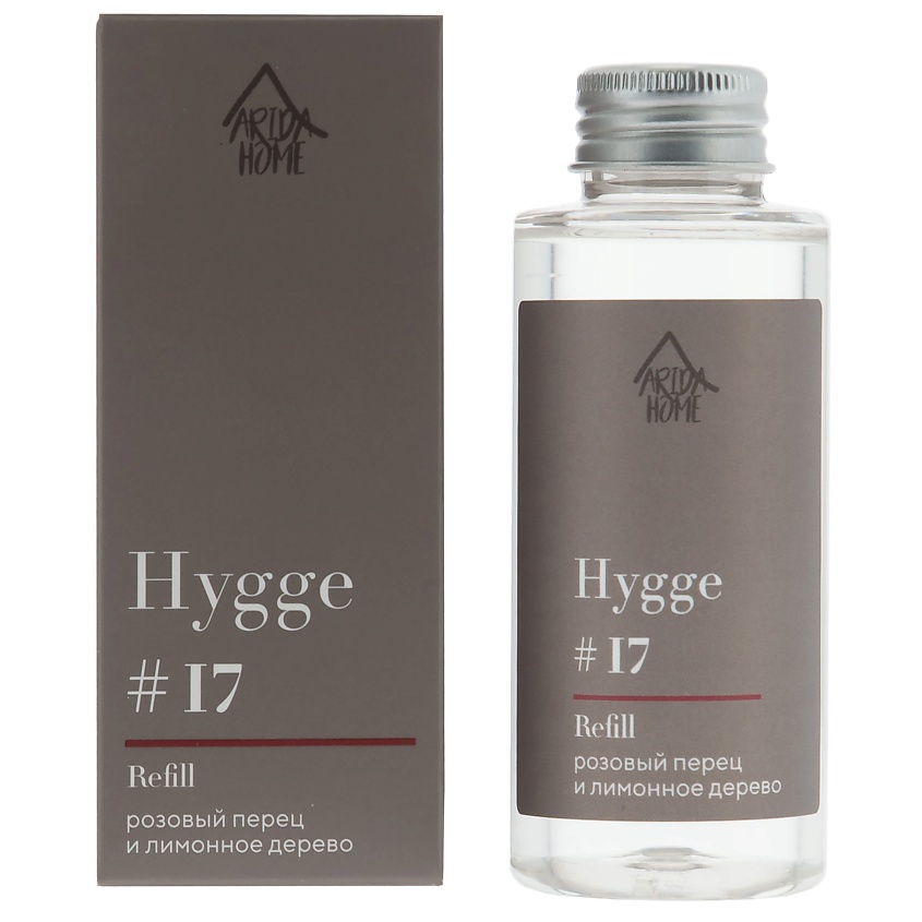 Изображение товара ARIDA HOME Наполнитель для ароматического диффузора Хюгге 17 Розовый перец и лимонное дерево 100 мл