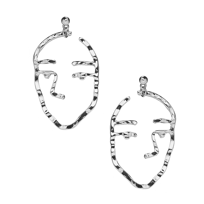 Изображение товара Серьги Меняя лица от NOTHING BUT LOVE - серебряные украшения
