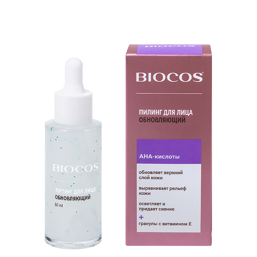 Изображение товара BIOCOS Обновляющий пилинг для лица с AHA-кислотами AHA-Acids, 50 мл