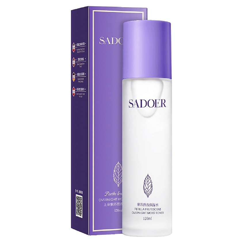 Изображение товара Увлажняющий ночной тонер для лица с экстрактом периллы 120 мл SADOER
