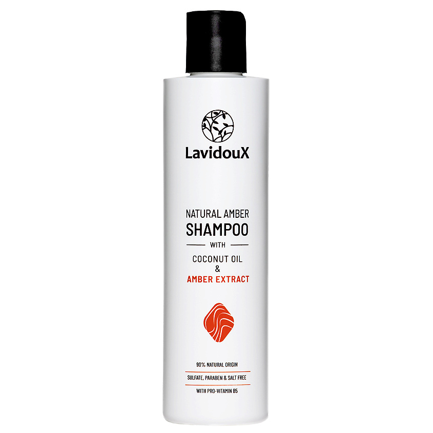Изображение товара LAVIDOUX Шампунь с натуральным янтарем и маслом кокоса 250 мл