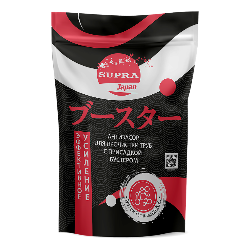 Изображение товара SUPRA Антизасор для прочистки труб с присадкой-бустером, 500 г.