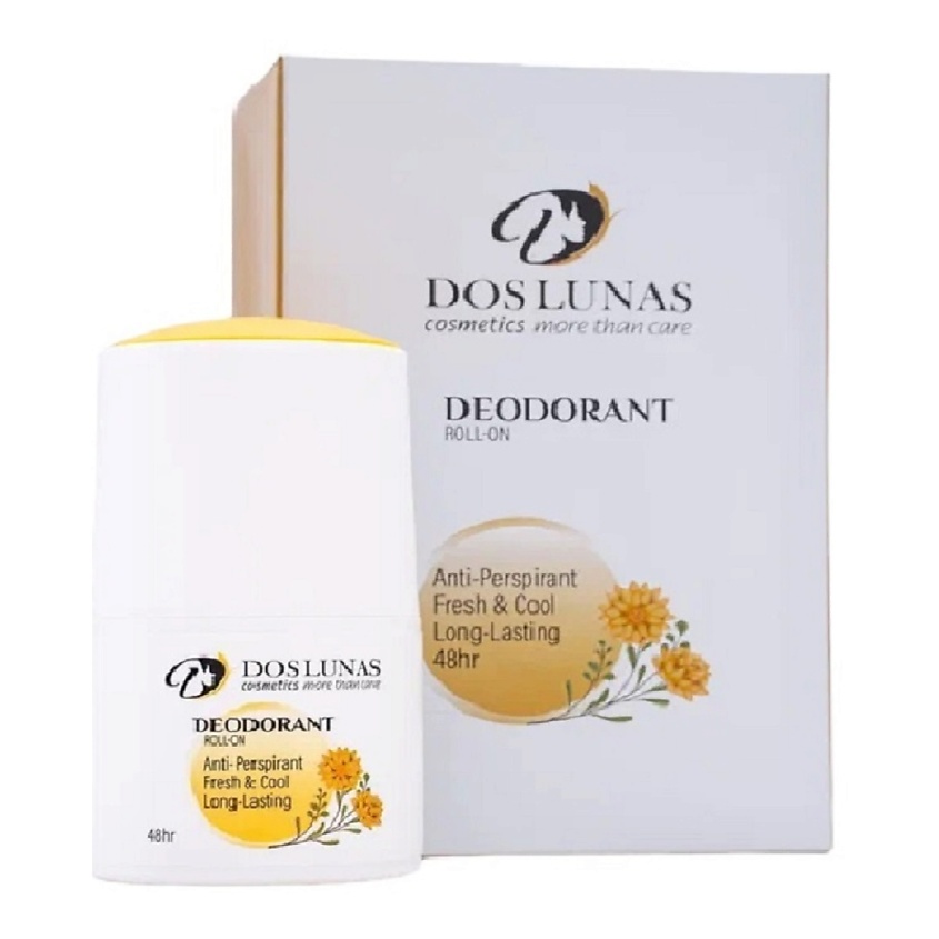 Изображение товара DOS LUNAS Шариковый дезодорант для тела ЦВЕТЫ АПЕЛЬСИНА антиперспирант, 50 г