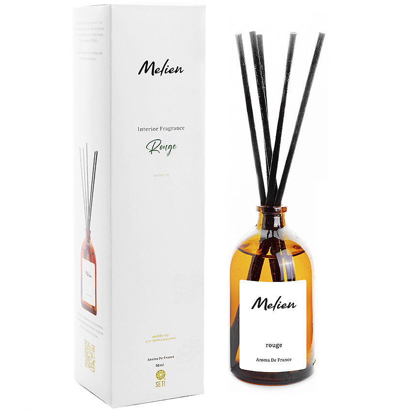 Изображение товара МЕЛИЕН Диффузор Rouge 50 мл изысканный аромат для дома и офиса