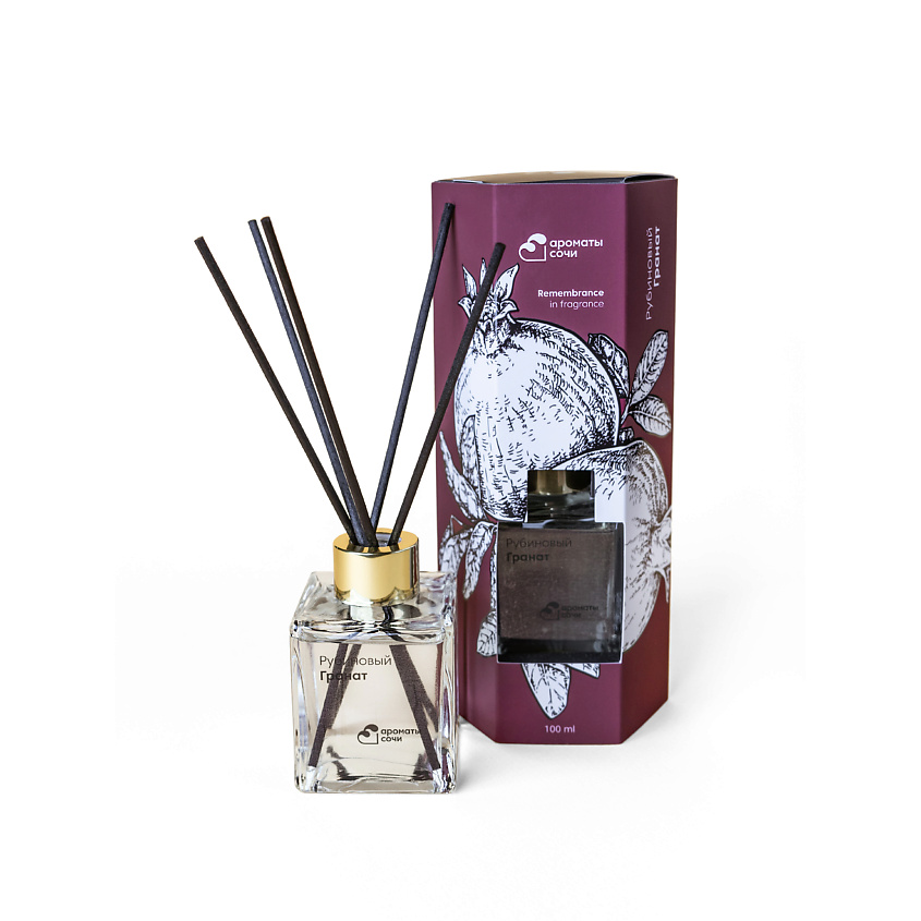 Изображение товара АРОМАТЫ СОЧИ Интерьерный аромат Рубиновый Гранат, 100 мл