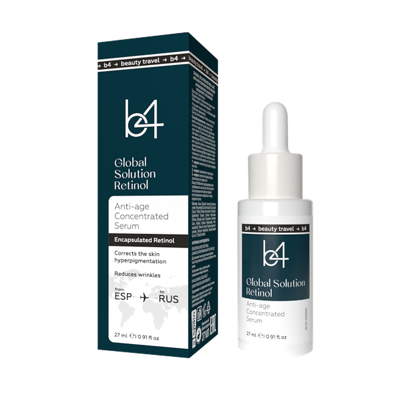 Изображение товара B4 Антивозрастная сыворотка концентрат с ретинолом 0,2%, 27 мл