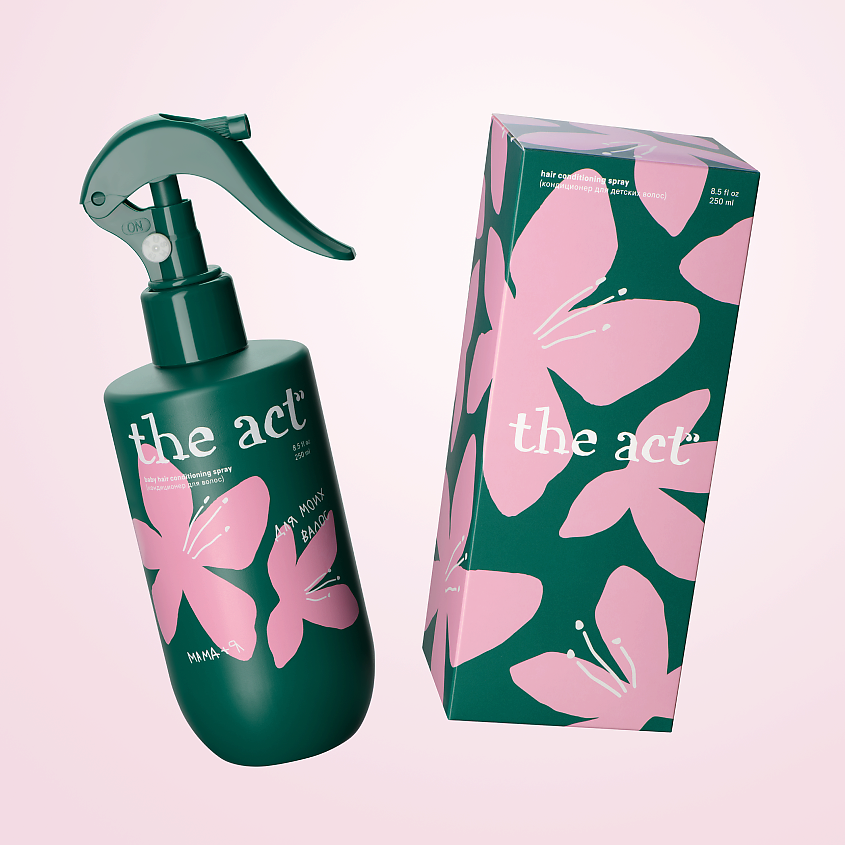 Изображение товара Детский спрей кондиционер для волос THE ACT легкое расчесывание 250 мл