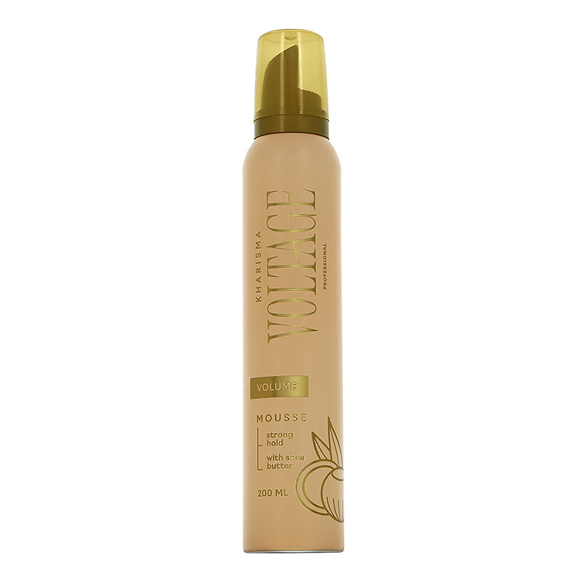 Изображение товара KHARISMA VOLTAGE Мусс для волос CASHMERE объем и сильная фиксация (с маслом ши), 200 мл