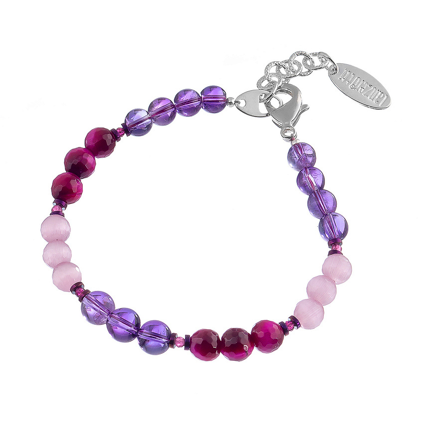 Изображение товара LANZEROTTI Браслет, Monroe, тигровый и кошачий глаз, аметист, LZ-23.07-246