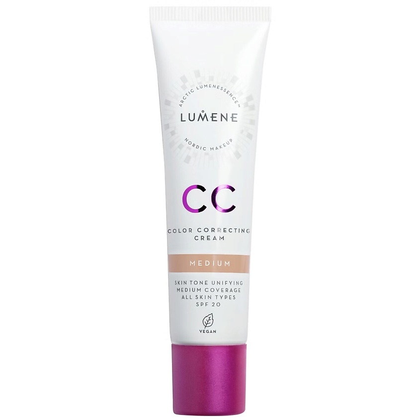Изображение товара LUMENE Легкий тонирующий крем CC Color Correcting Cream SPF20, 2 Medium