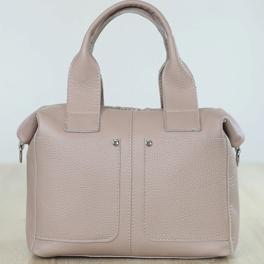 Изображение товара Женская сумка через плечо AKTORRIS из натуральной кожи голубая стильная и практичная