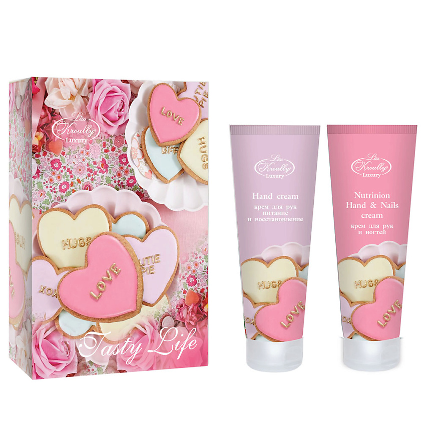 Изображение товара LISS KROULLY Подарочный набор WN-2408 Крем для рук и ногтей Крем для рук Питание и восстановление, 75 мл+ 75 мл