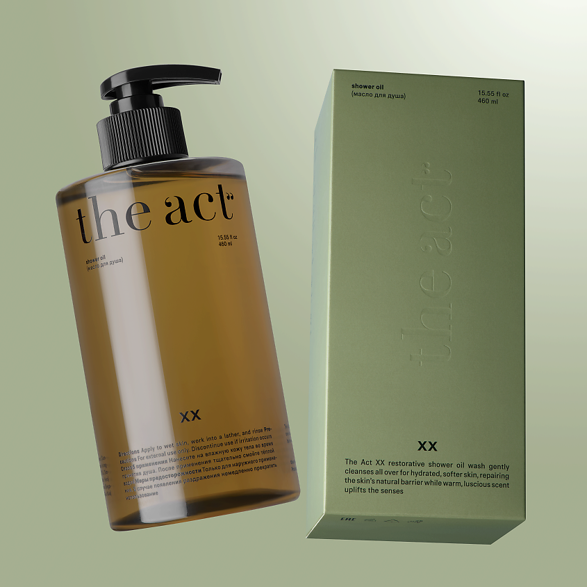 Изображение товара THE ACT Масло для душа, 460 мл