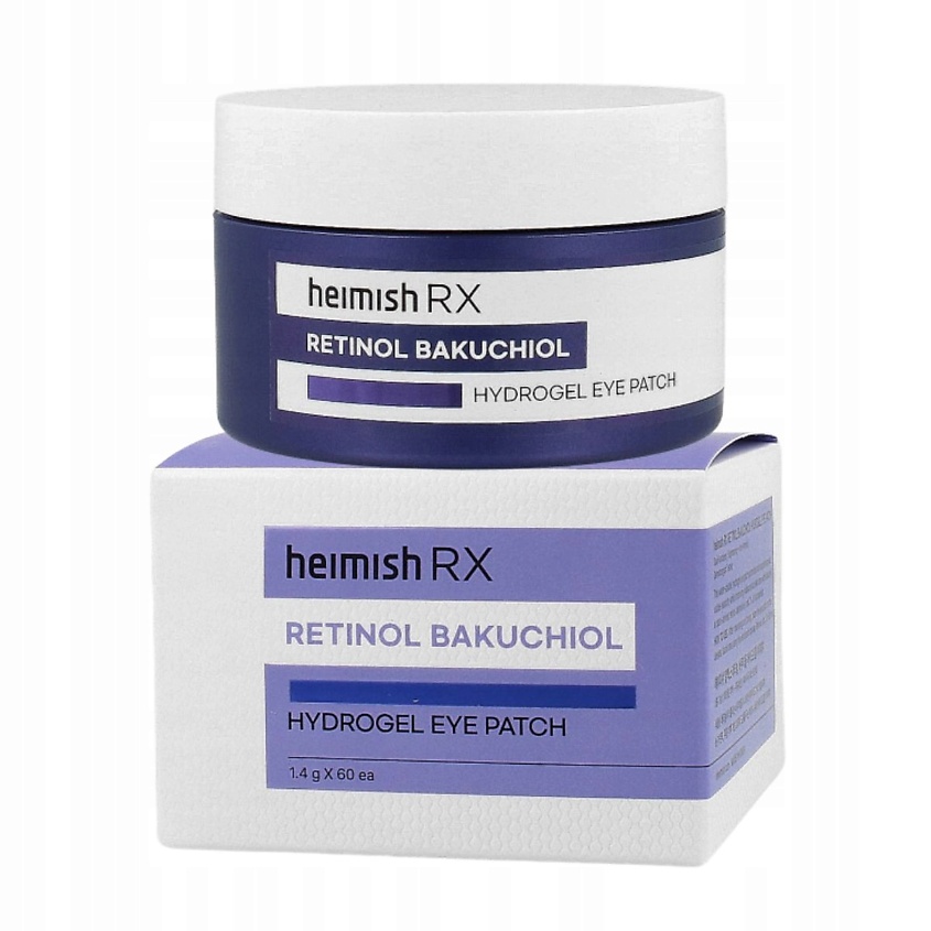 Изображение товара HEIMISH Гидрогелевые патчи для глаз RX Retinol Bakuchiol Hydrogel Eye Patch, 60 шт.