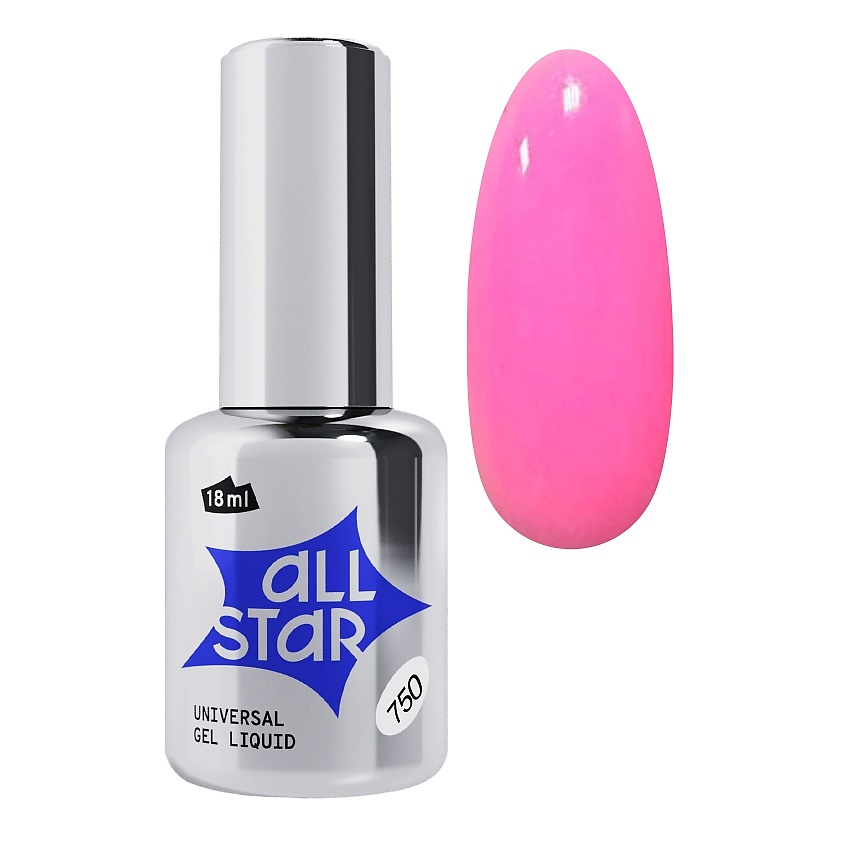 Изображение товара ALL STAR PROFESSIONAL Гель скульптурный низкой вязкости 18 мл розовый фламинго