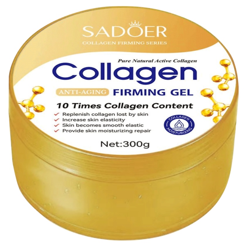 Изображение товара SADOER Гель для лица и тела антивозрастной с коллагеном, 300 гр