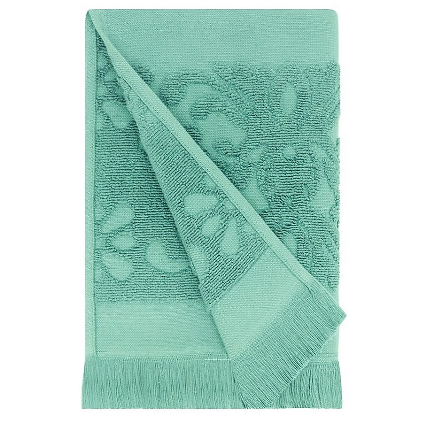 Изображение товара Полотенце с бахромой ARYA HOME COLLECTION Isabel Soft 100x150 аква