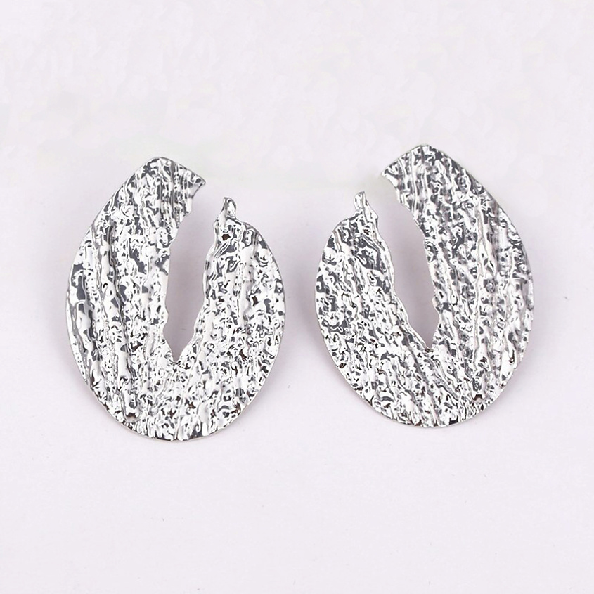 Изображение товара Крупные серьги MELTY - Элегантные серебряные серьги для женщин