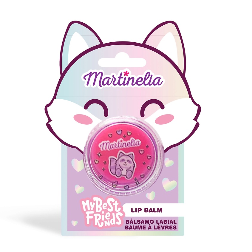 Изображение товара MARTINELIA Бальзам для губ, Енот, Розовый