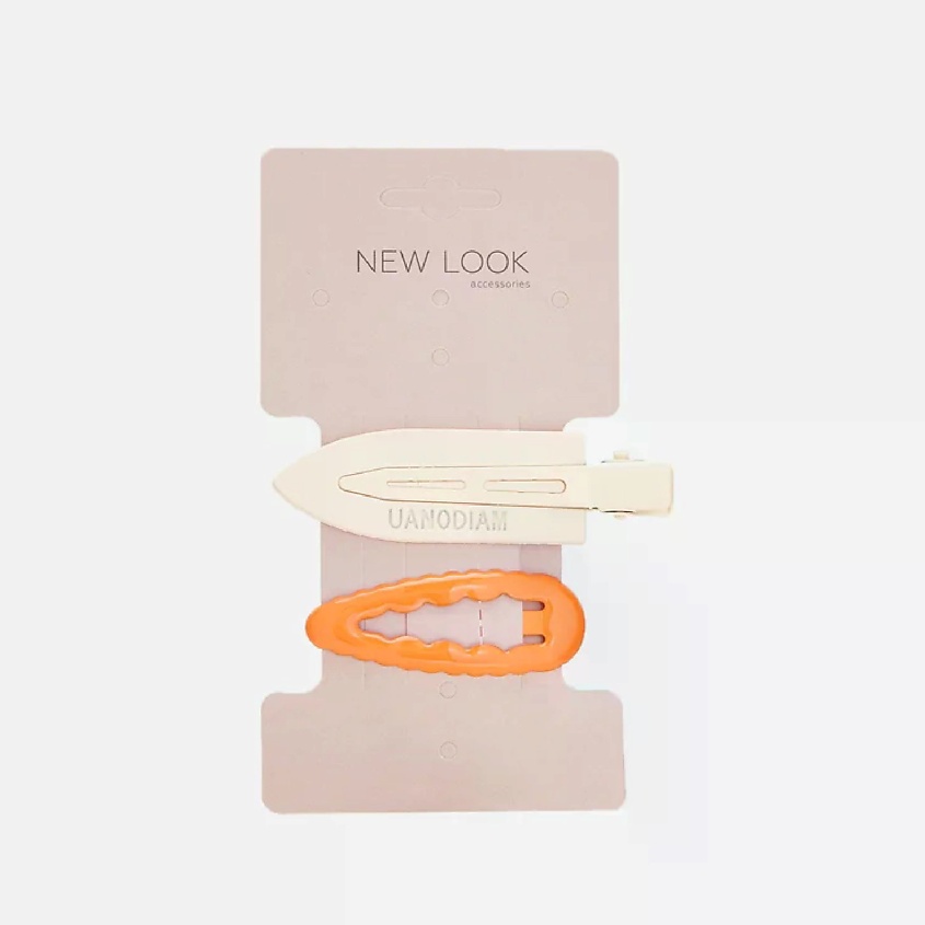 Изображение товара NEW LOOK NL Зажимы для волос бежевые набор для женщин