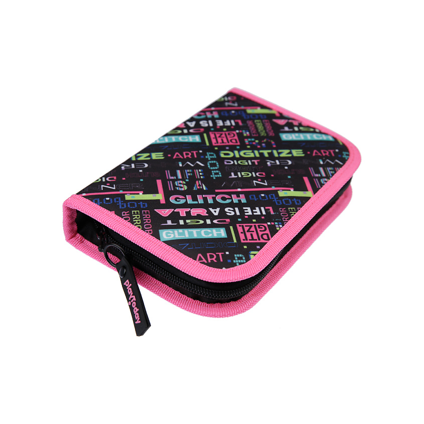 Изображение товара Текстильный пенал с наполнением для девочек PLAYTODAY 20,5x13,5x4 см