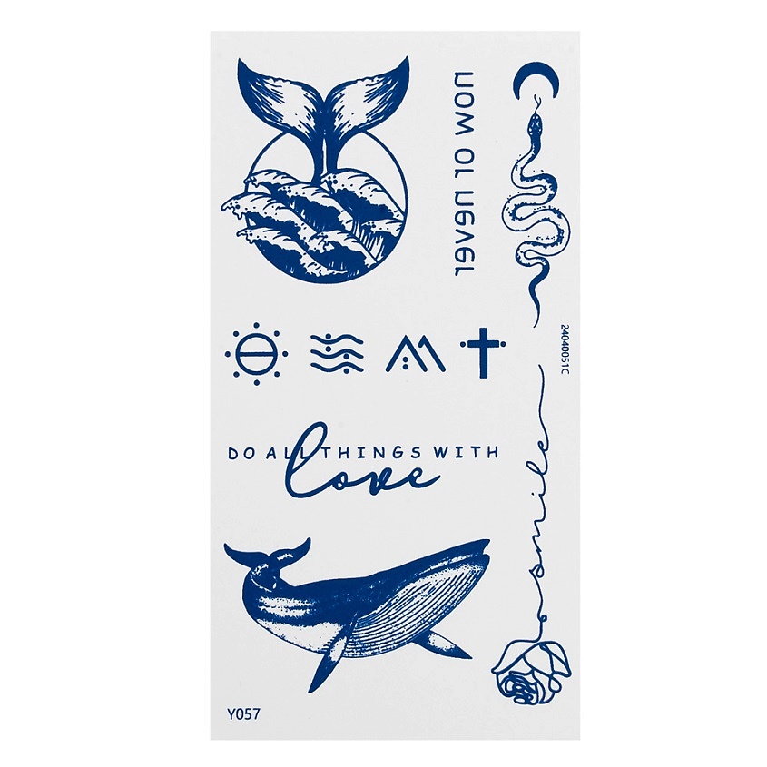 Изображение товара IRISK INK TATOO Временная реалистичная татуировка для тела 1 шт.