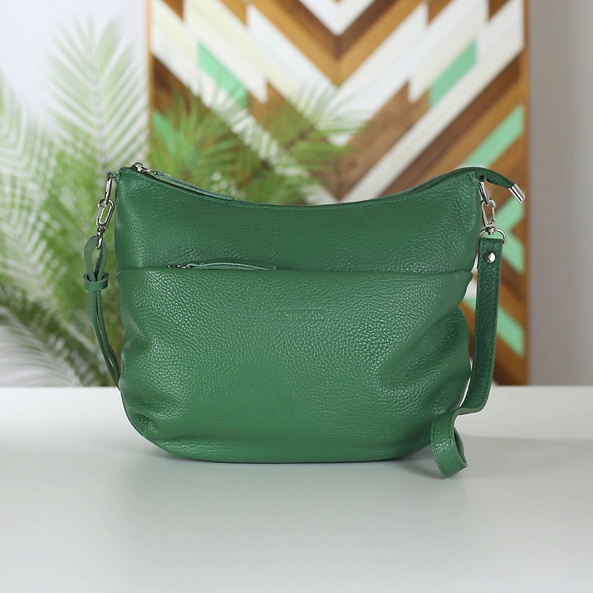 Изображение товара Женская сумка кросс-боди из натуральной кожи с двумя отделениями AKTORRIS