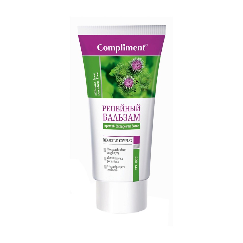Изображение товара Бальзам репейный COMPLIMENT против выпадения для волос 200 мл
