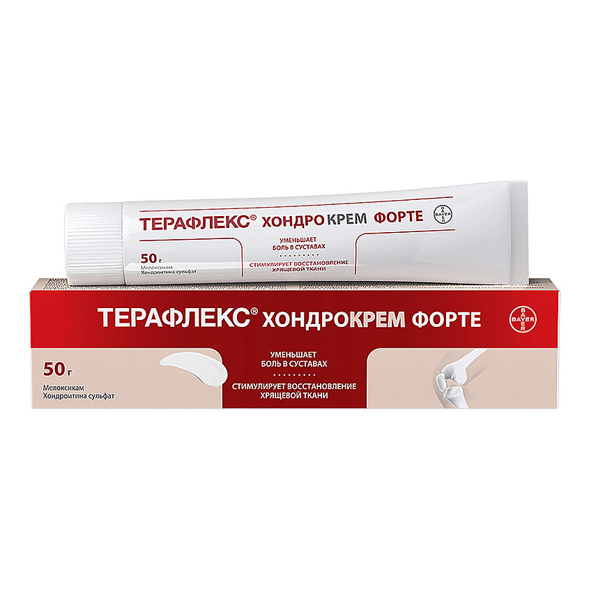 Изображение товара Терафлекс Хондро Крем Форте 100г, Терафлекс Хондро Крем Форте 50г