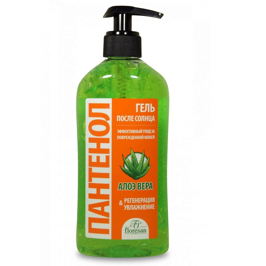 Изображение товара FLORESAN Гель после солнца Пантенол Алоэ Вера, 500 мл