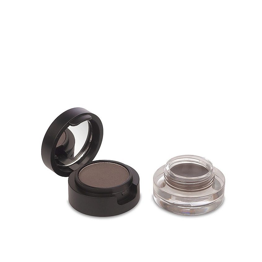 Изображение товара LA ROSA Помада для бровей + тени + кисть EYEBROW Powder & Gel, 202-серый