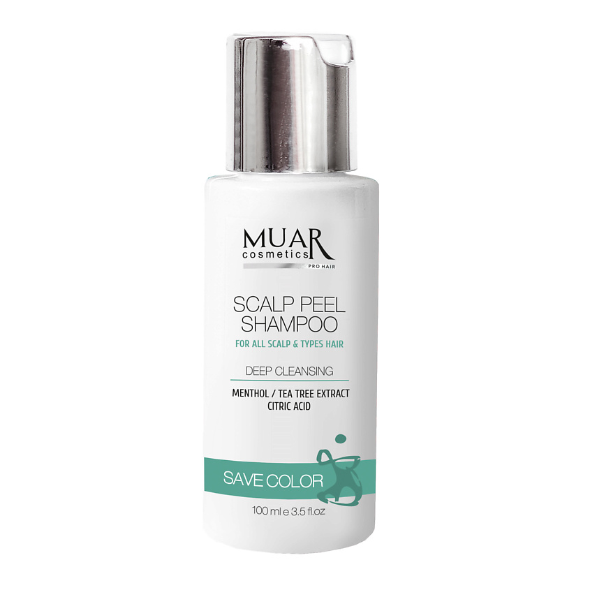 Изображение товара MUAR COSMETICS Шампунь Глубокое очищение и восстановление, 100 мл