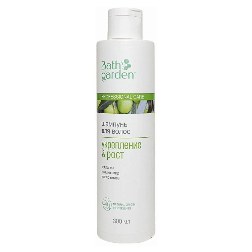 Изображение товара BATH GARDEN Шампунь для волос Укрепление и Рост, 300 мл