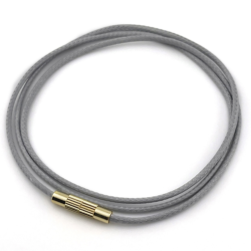 Изображение товара ROK HAIR Шнурок для крестика и бижутерии со стальным замком, 60 см