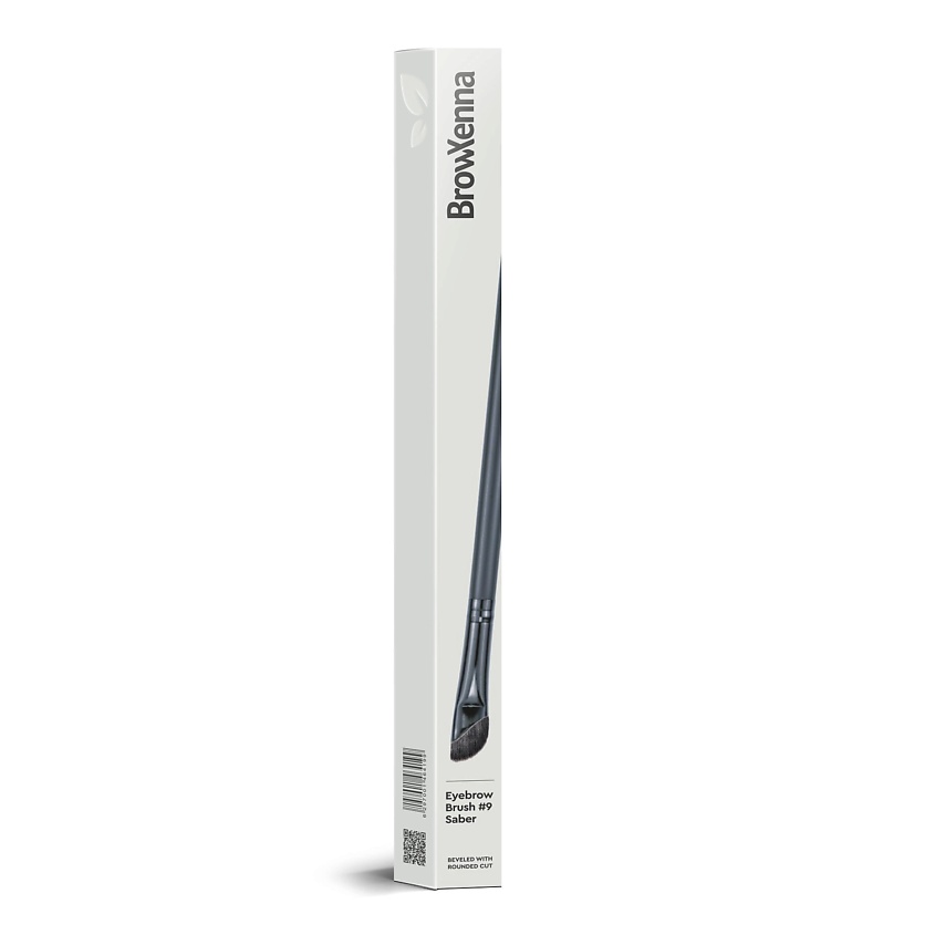 Изображение товара BrowXenna Кисть для бровей Сабля №9 скошенная с округлым срезом 1 шт