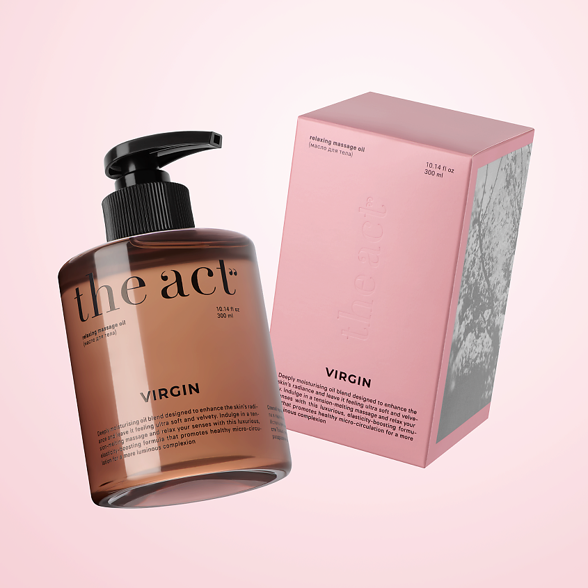 Изображение товара THE ACT Парфюмированное массажное масло для тела, 300 мл