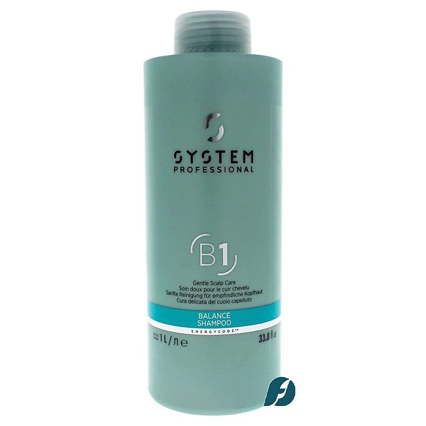 Изображение товара SYSTEM PROFESSIONAL Шампунь для чувствительной кожи головы BALANCE SHAMPOO, 1000 мл