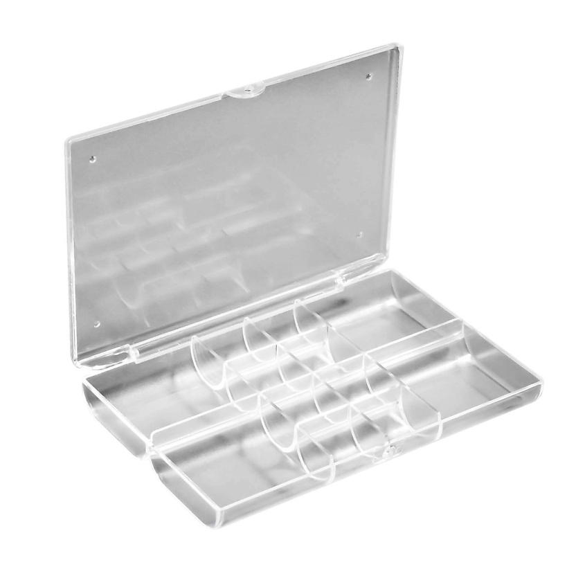 Изображение товара QUEEN FAIR Органайзер для декора, 12 ячеек, 18,5 × 13 × 3 см, в картонной коробке, цвет прозрачный