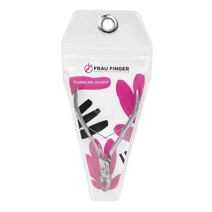 Изображение товара FRAU FINGER Кусачки маникюрные для кутикулы Classic FN-204/6SP, 6 мм, Серебряный