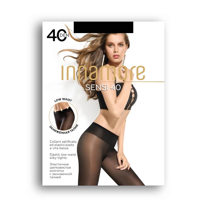 Изображение товара INNAMORE Женские колготки Sensi 40 den Nero, Размер: 4