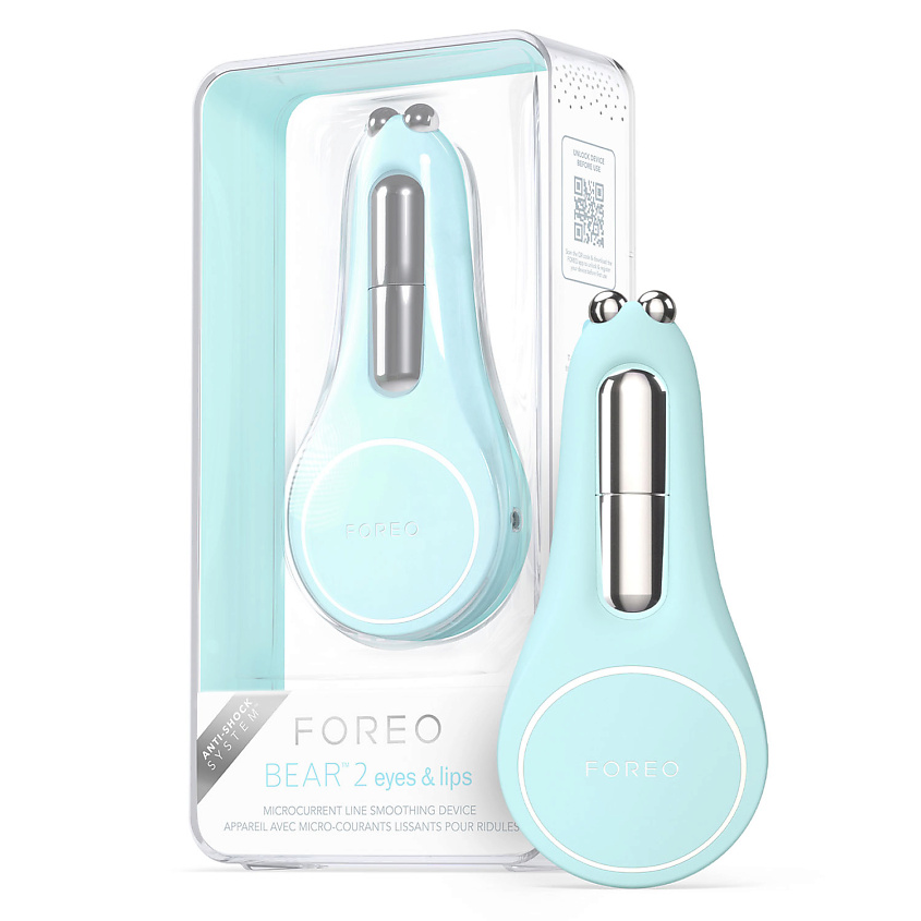 Изображение товара FOREO Bear™ 2 умные тонизирующие микротоки для глаз и губ, Голубой