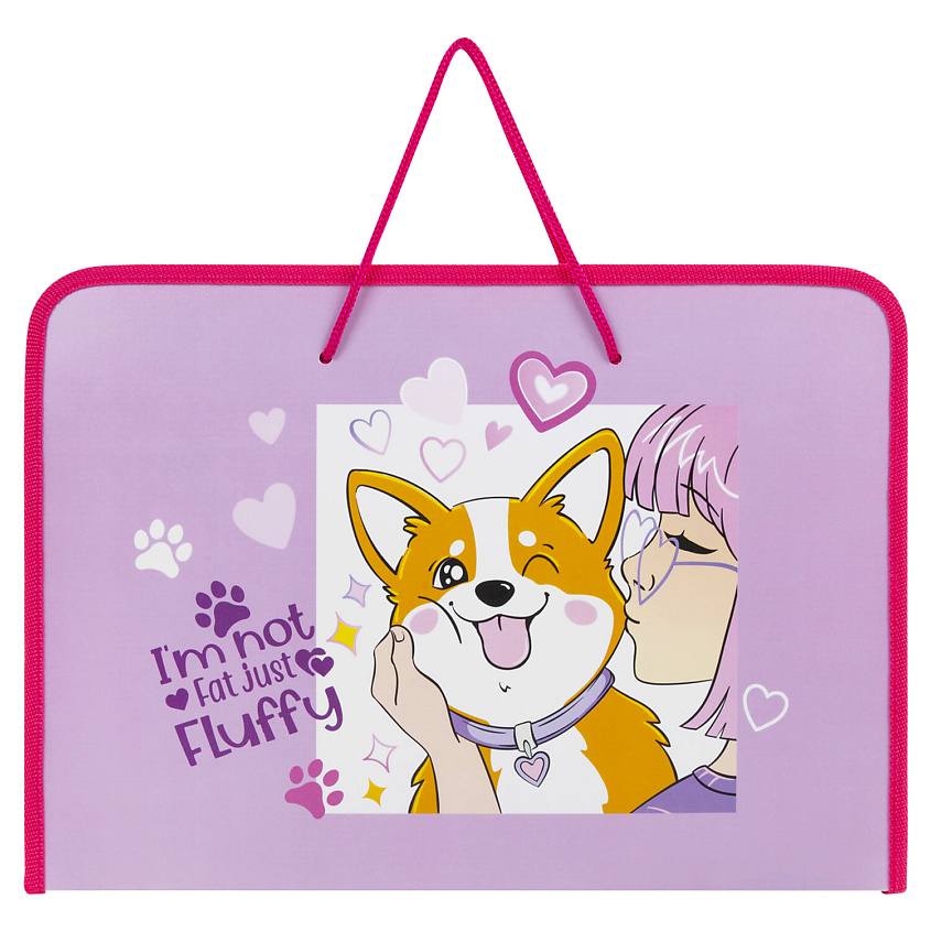 Изображение товара ПИФАГОР Папка для труда с ручками Акита, 1 шт.