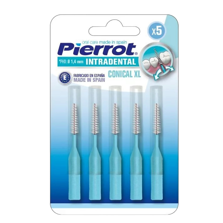 Изображение товара PIERROT Межзубные ёршики Pierrot Conical XL Interdental (1.4 мм), цвет: Голубой, 5 шт.