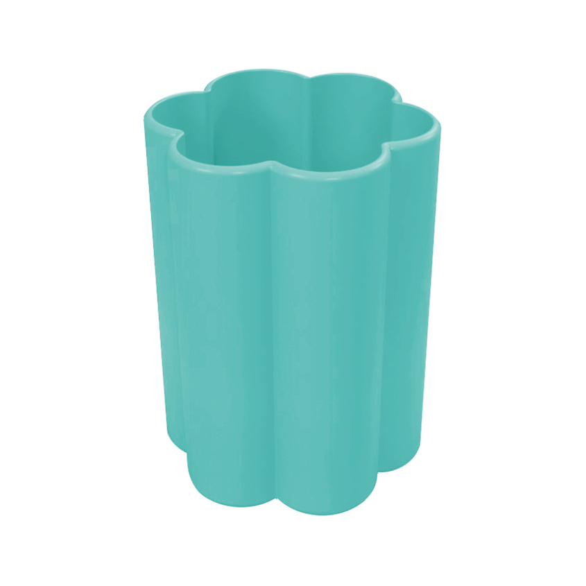 Изображение товара Силиконовый складной стакан для рисования SILIHOME бирюзовый компактный органайзер