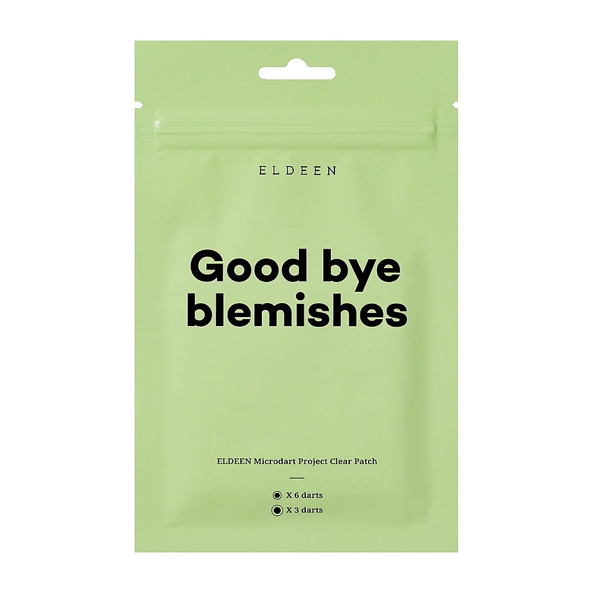 Изображение товара ELDEEN Патчи для лица микроигольные прозрачные Good Bye Blemishes, 9 шт.