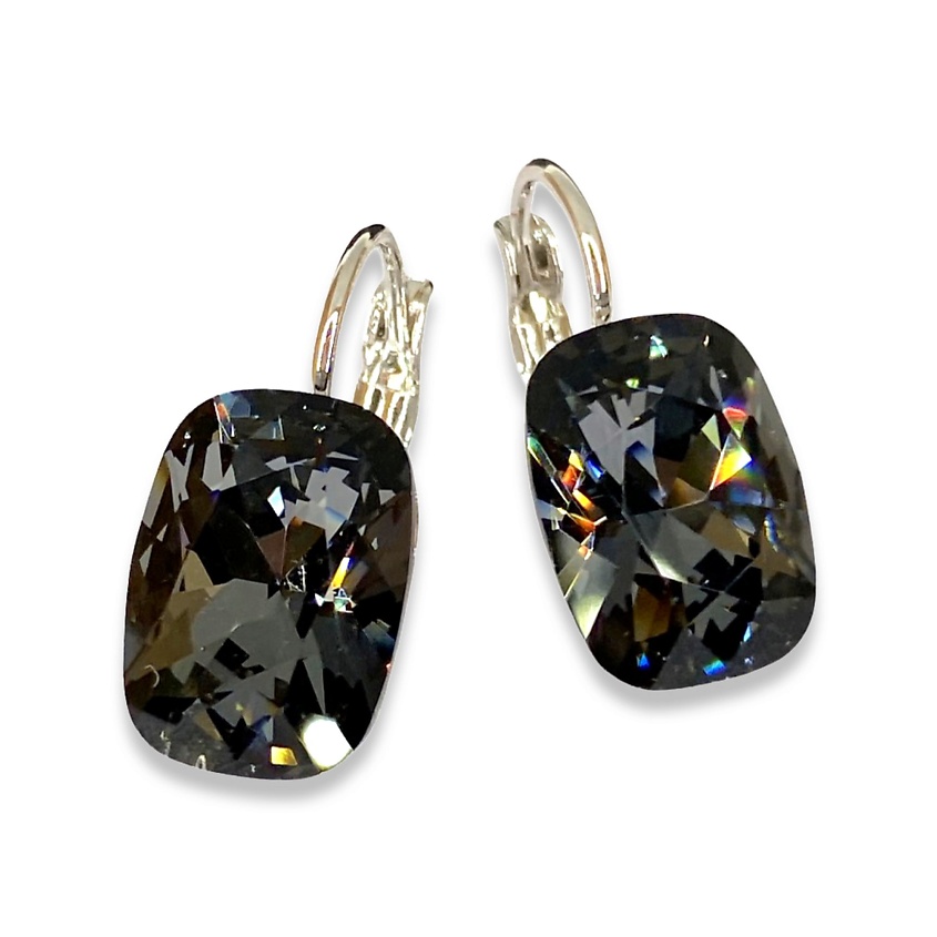 Изображение товара AMANTE CRYSTAL Серьги CAPRI 18 mm crystal, Серый